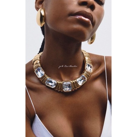 Necklace and earrings