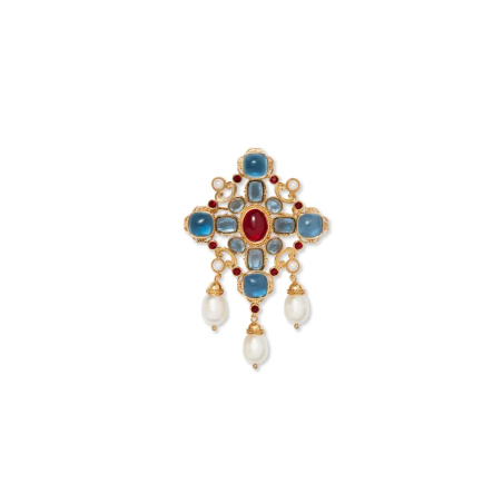 Latin cross brooch.